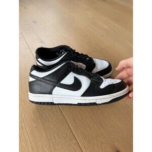 Nike Dunk Low Shoes Youth Boys Size 5Y Black/White CW1590-100 Panda